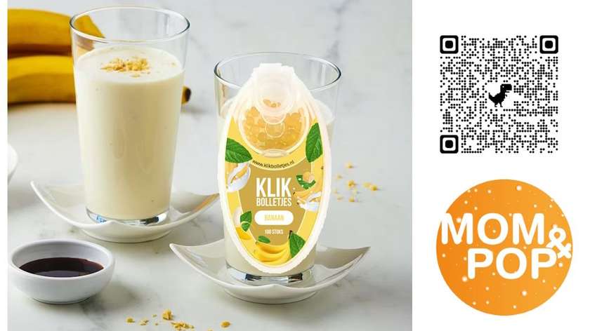 🆕 Klik Bolletjes, X 100 / Banana Milkshake