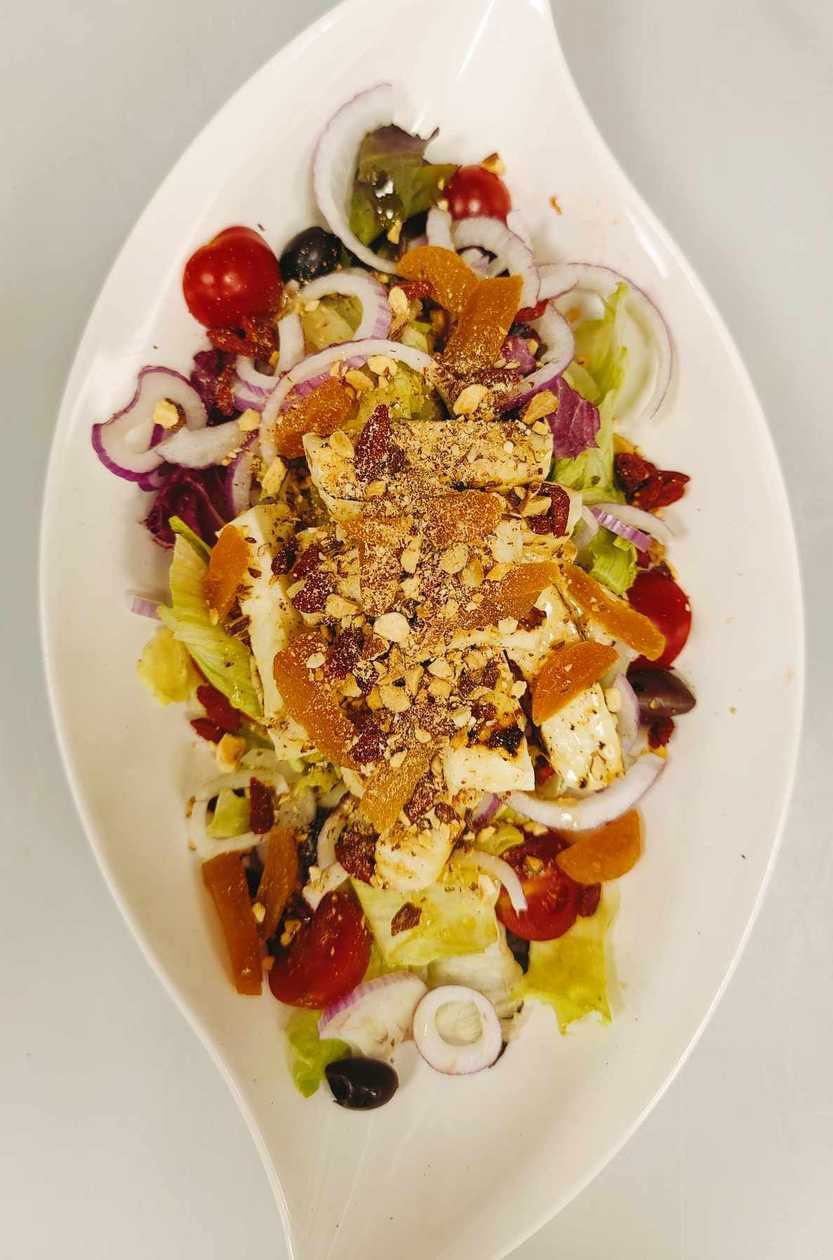 Nutty Halloumi Salad