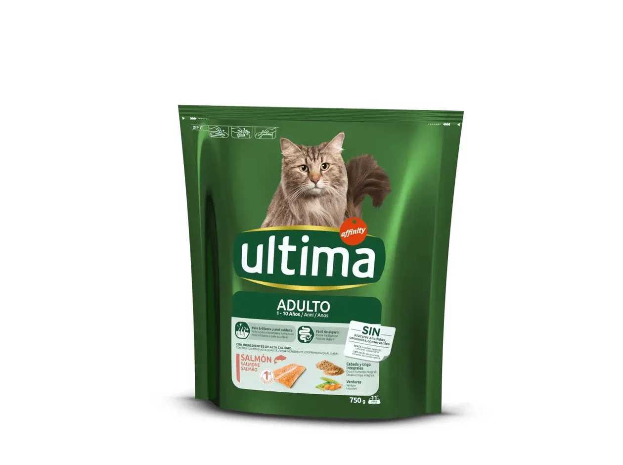 Ultima Adult Cat Food with Salmon 750g