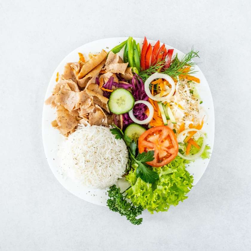 Döner Plate with Rice