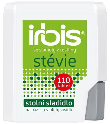 IRBIS with sweeteners from Stevia 110 tablets dispenser