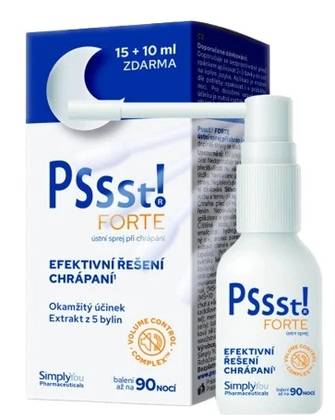 Pssst! FORTE Anti-Snoring Oral Spray 15+10 ml
