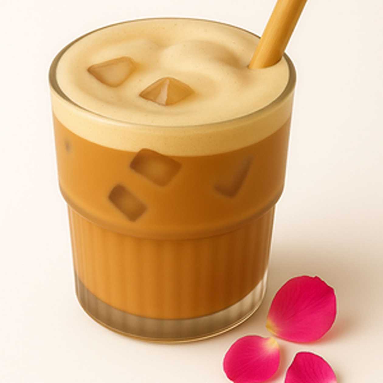 Latte de Rosa Gelado