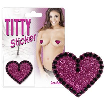 Titty Sticker Heards Pink Nipple Stickers