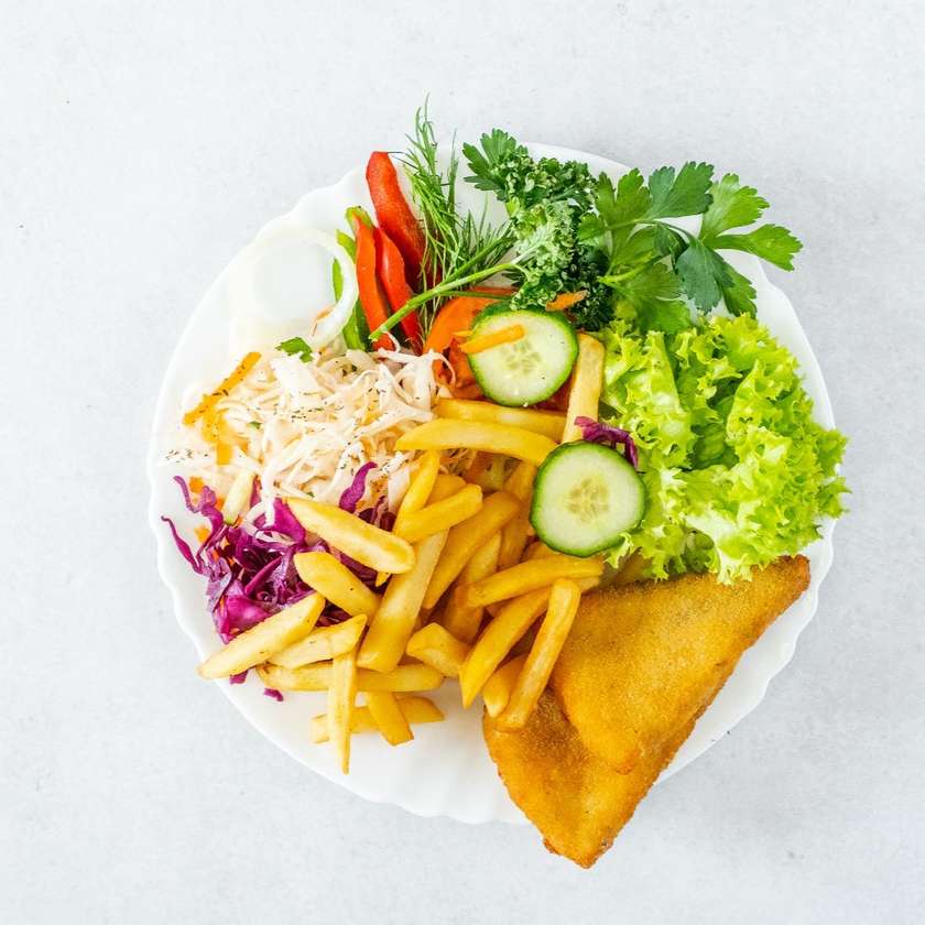 Fried cheese 2pcs Niva with fries