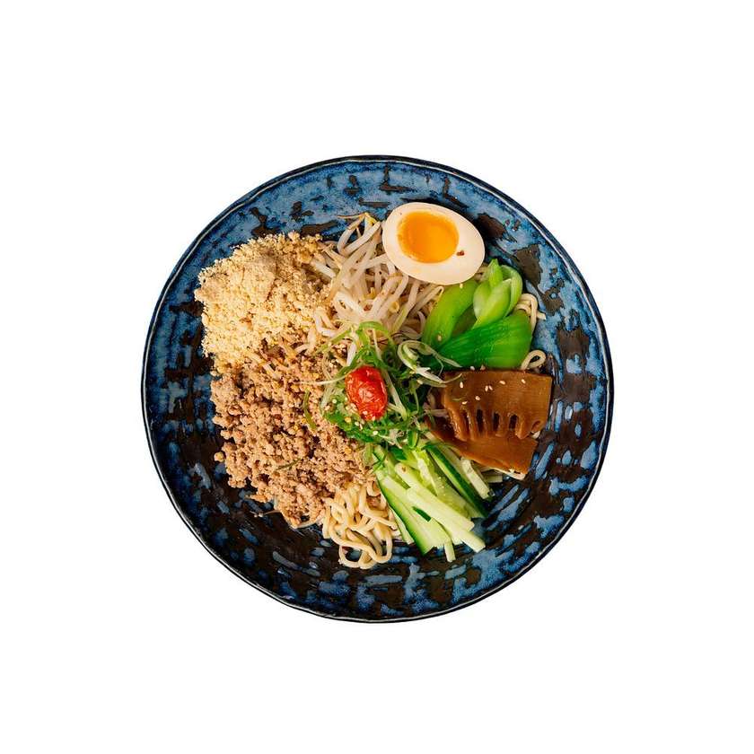 Mazemen - with minced meat and egg