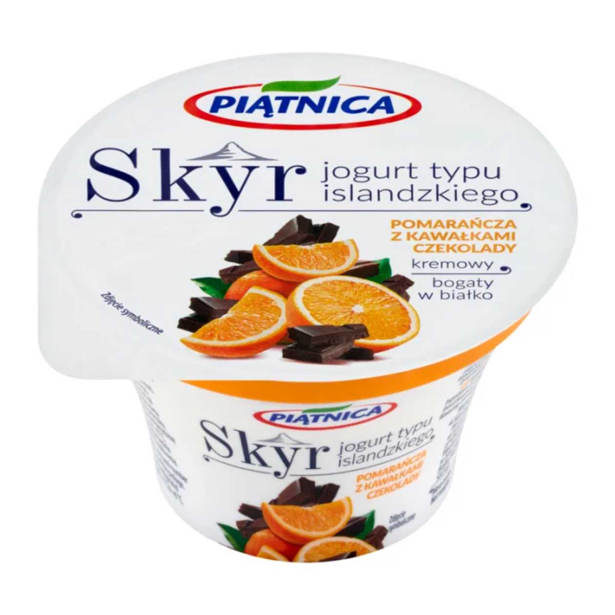 Jogurt Skyr Pomarańcza z Kawałkami Czekolady Piątnica 150g (expires soon)