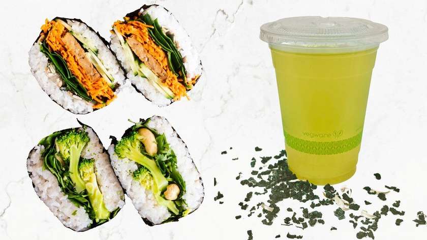 2 Onigirazu + Free Homemade Iced Tea