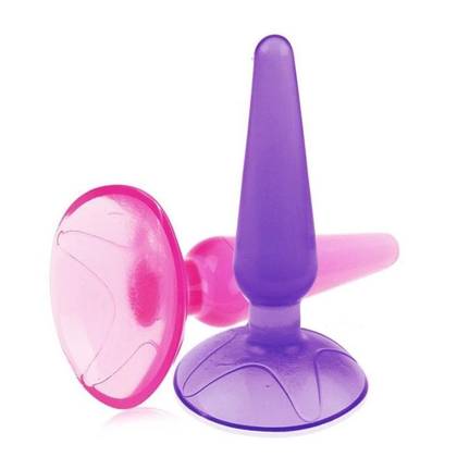 Small Jelly Anal Plug with Suction Cup