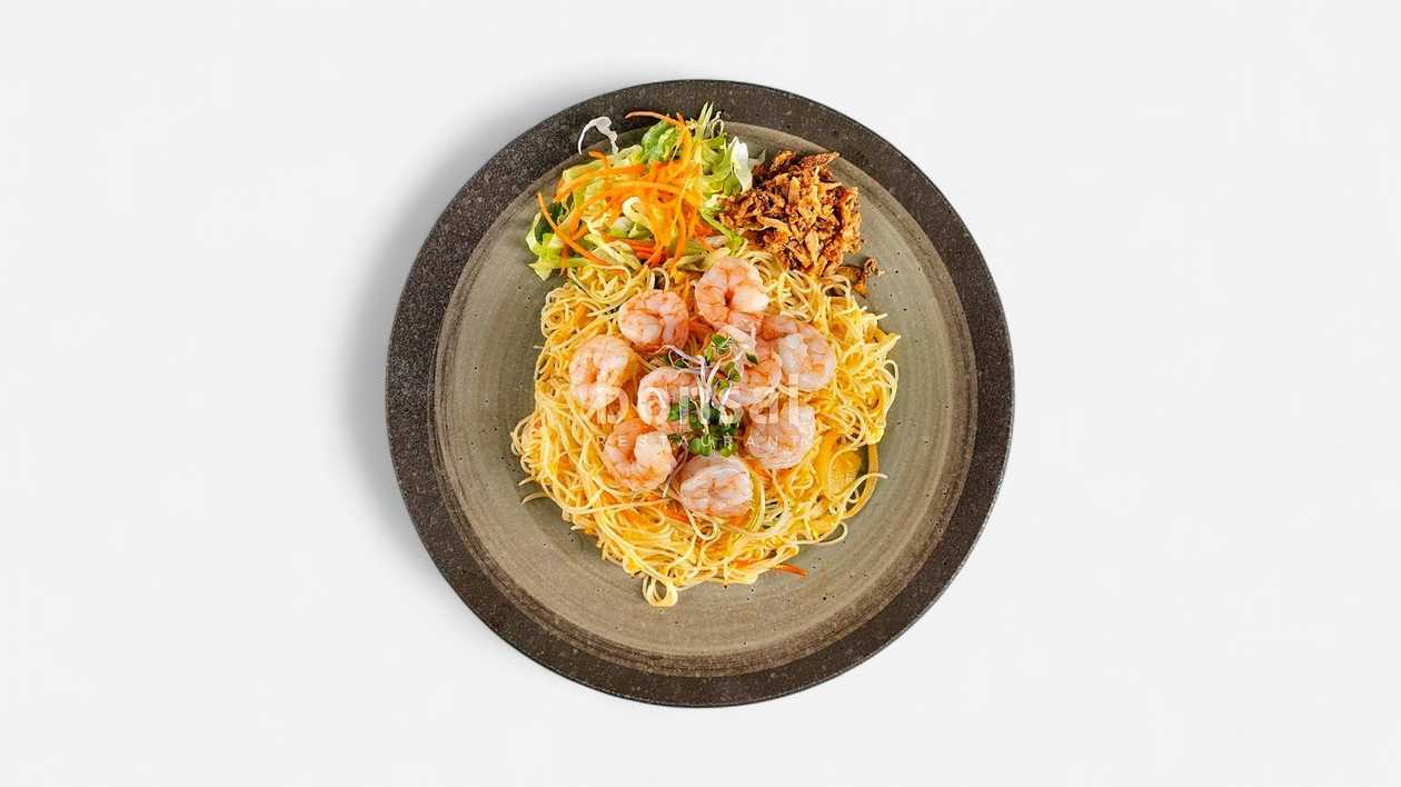Bún xào s krevetami