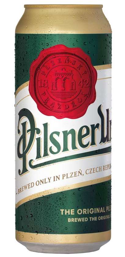 Pilsner Urquell 12° plech 0,5l