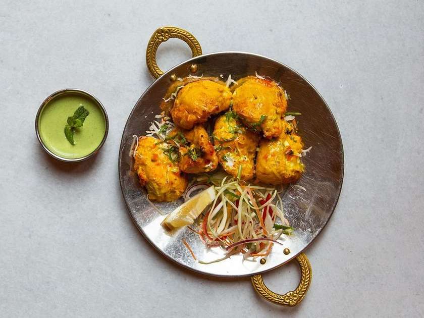 Zafrani Murgh Malai Tikka