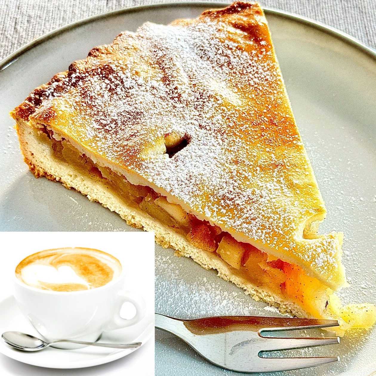 COMBO - Placinta cu mere + Cafea la Alegere