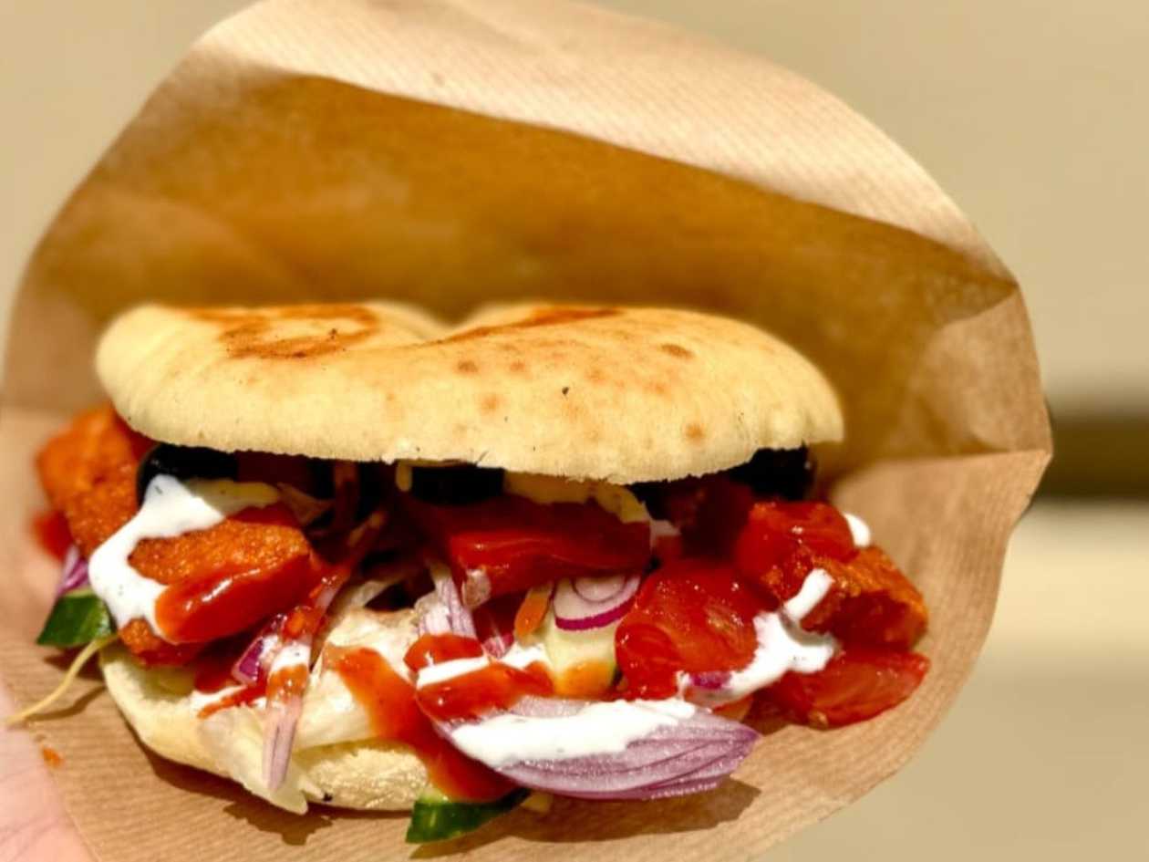 Halloumi doner v pitě