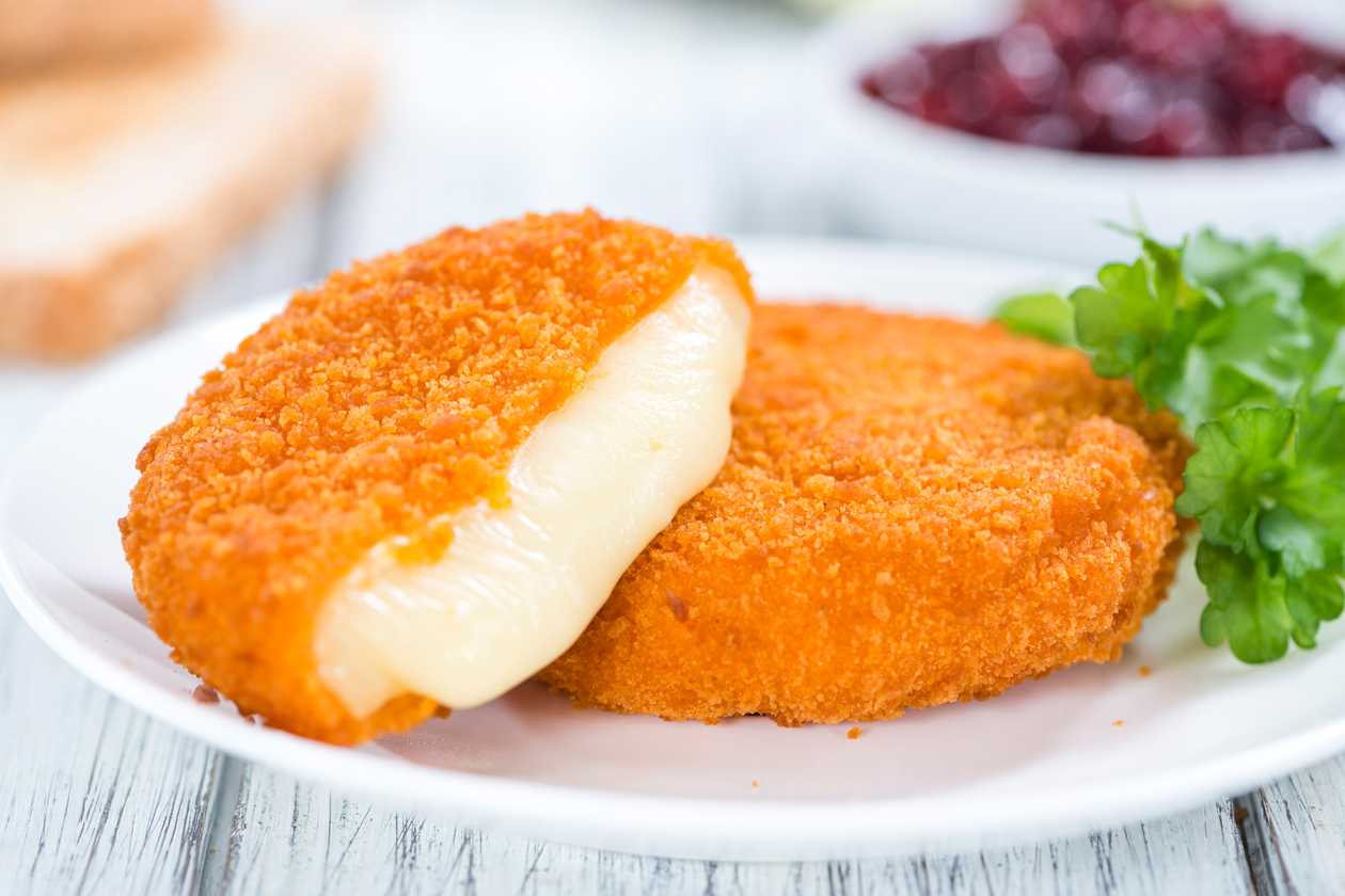 Fried Olomouc cheese
