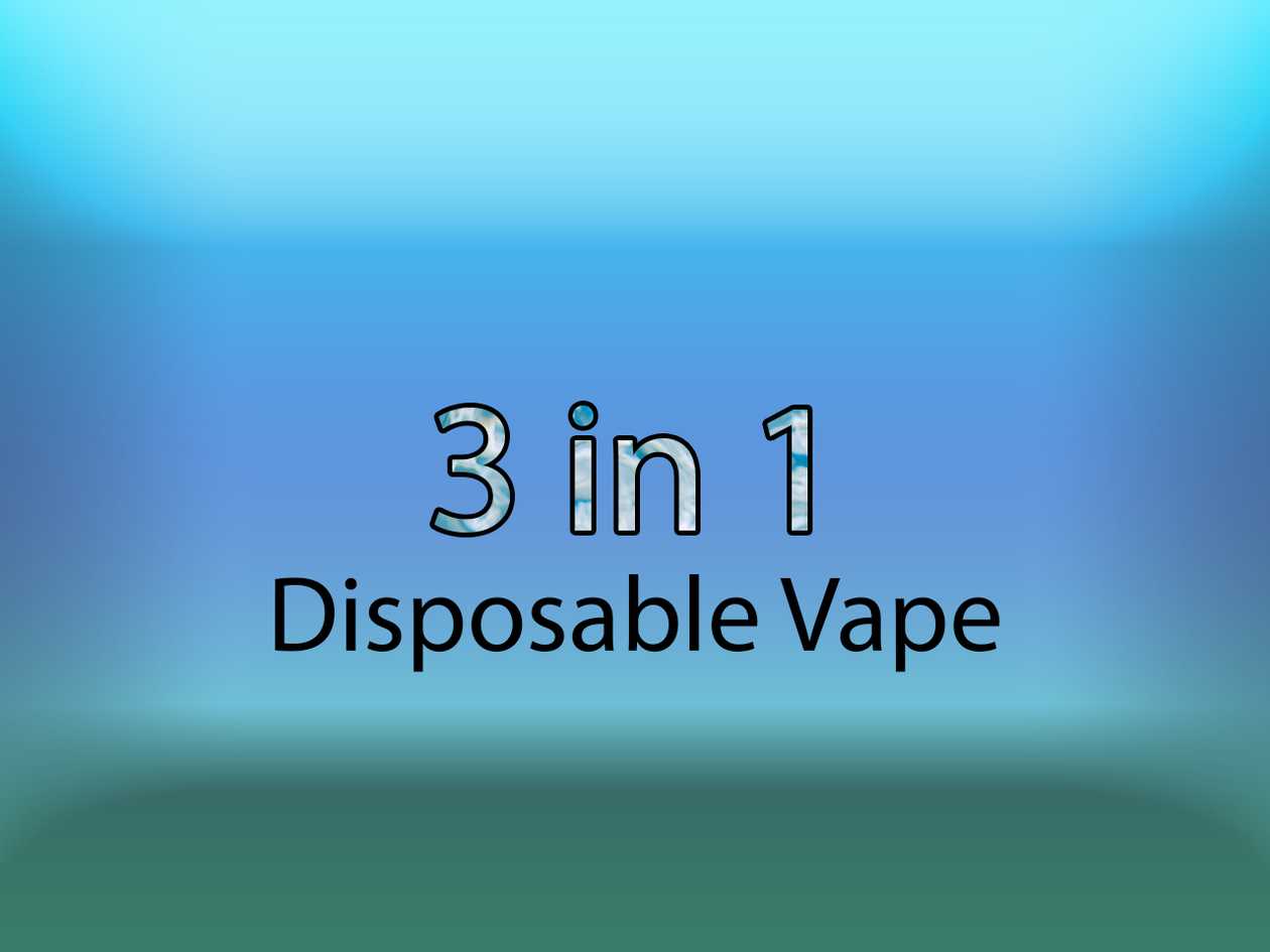 3 in 1 Disposable Vape
