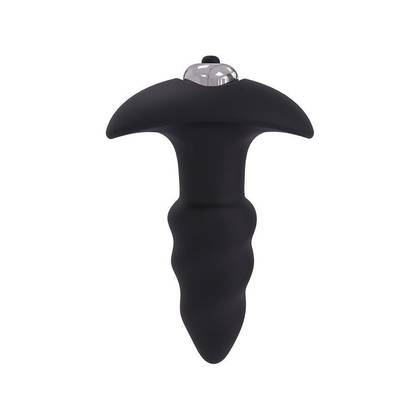 Black Love Vibrating Anal Plug