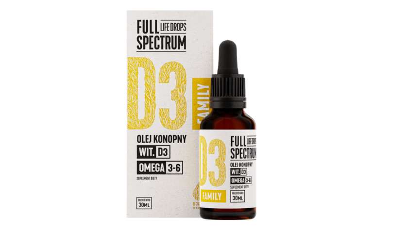 Olej konopny D3 Family