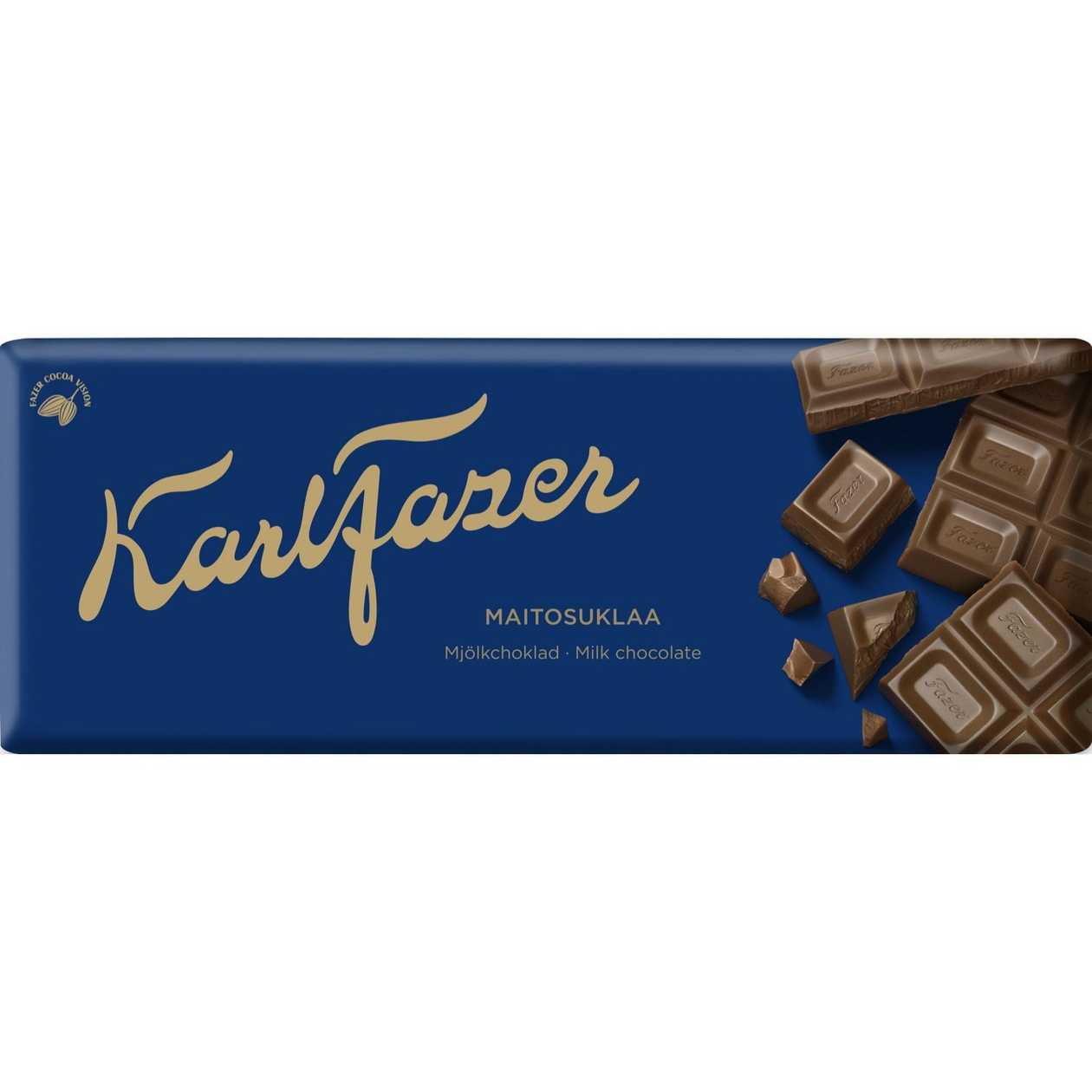 Karl Fazer, piimašokolaad, 180g