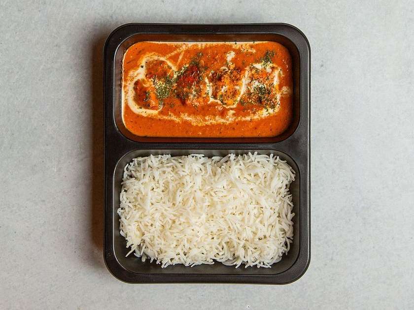Butter Chicken with basmati rice