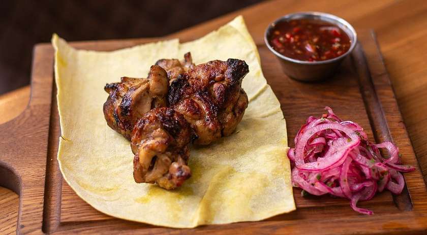 Chicken skewers