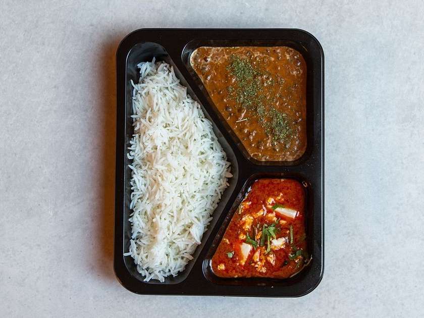 Vegetarian combo thali