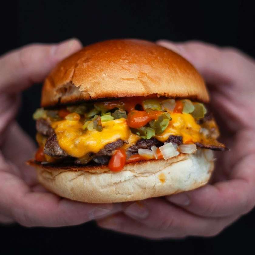 MENU Cheeseburger Smash
