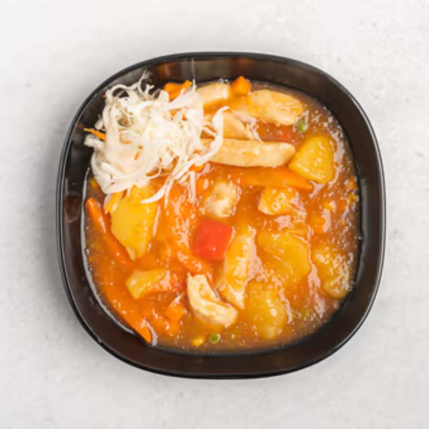 28. Chicken with Pineapple