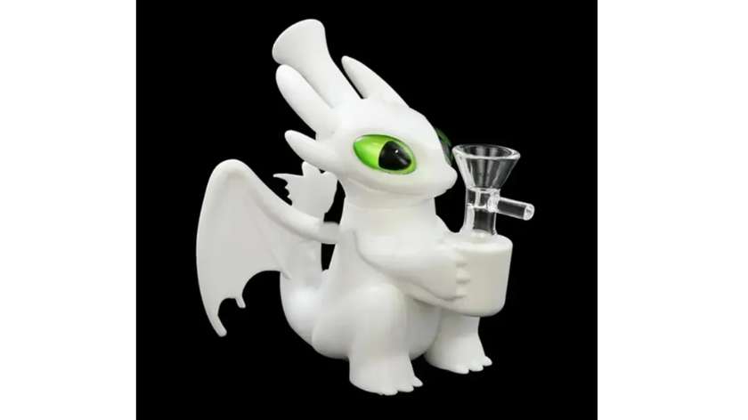 Bongo silikonowe Biały Smok Jak wytresować Smoka