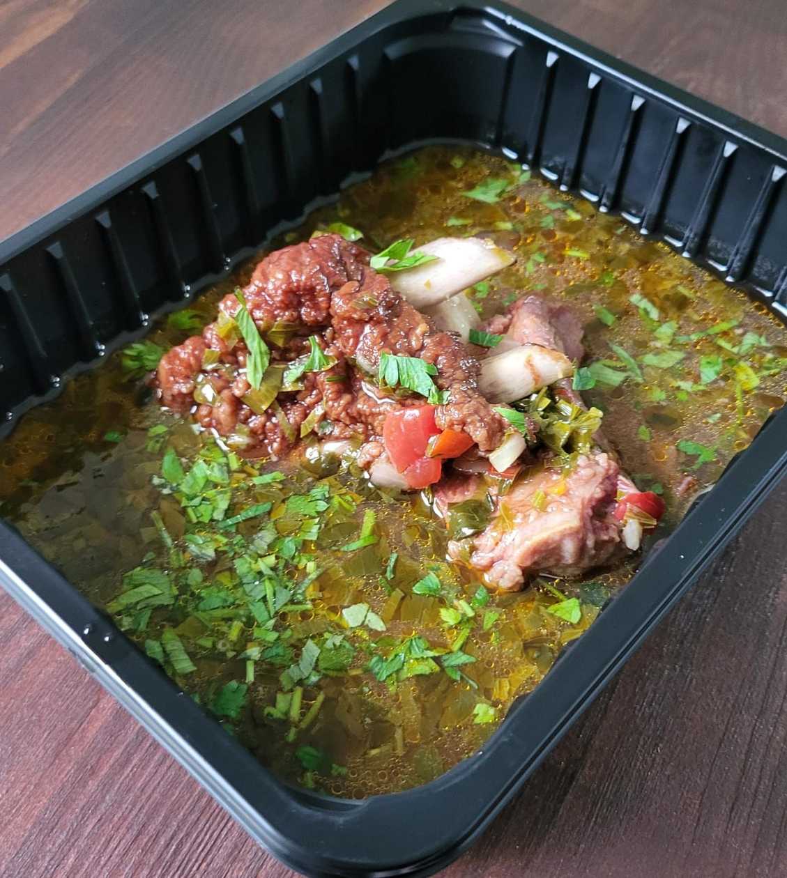 Bors cu scarita afumata si ardei iute - 0.3L