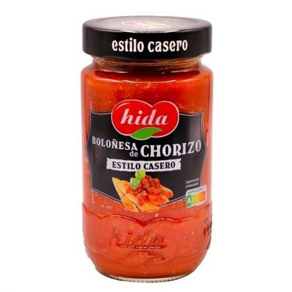 Salsa Boloñesa con Chorizo 350g Hida