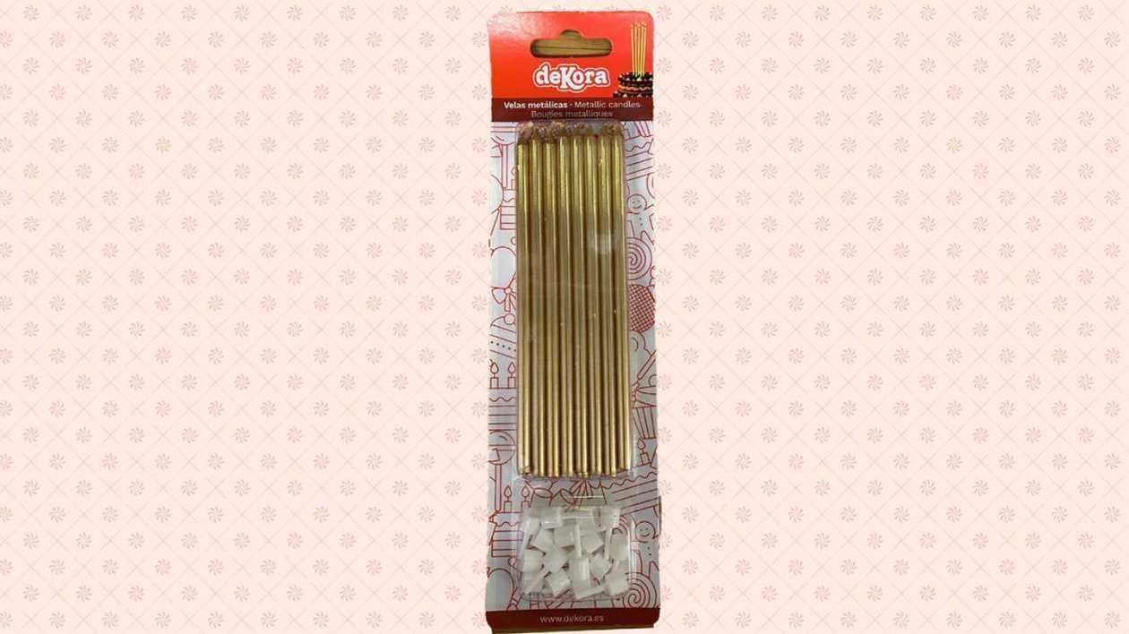Candles Long Gold