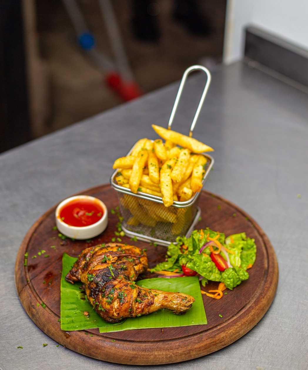 Quarter Chicken and Fries