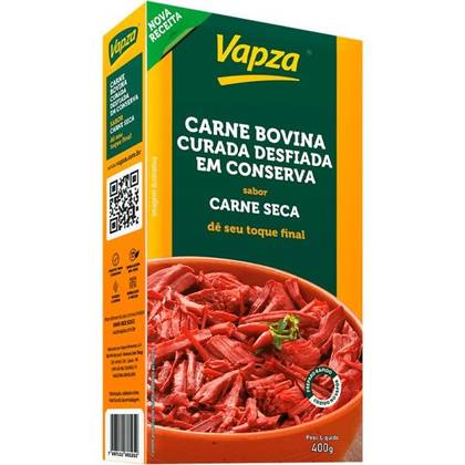 Carne Seca Desfiada 400g Vapza