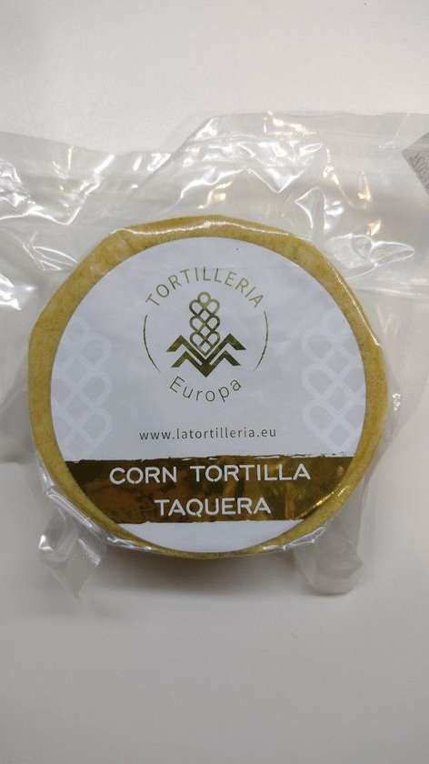 Tortilla Corn Taquera WHITE 12cm 500g Tortilleria Europa