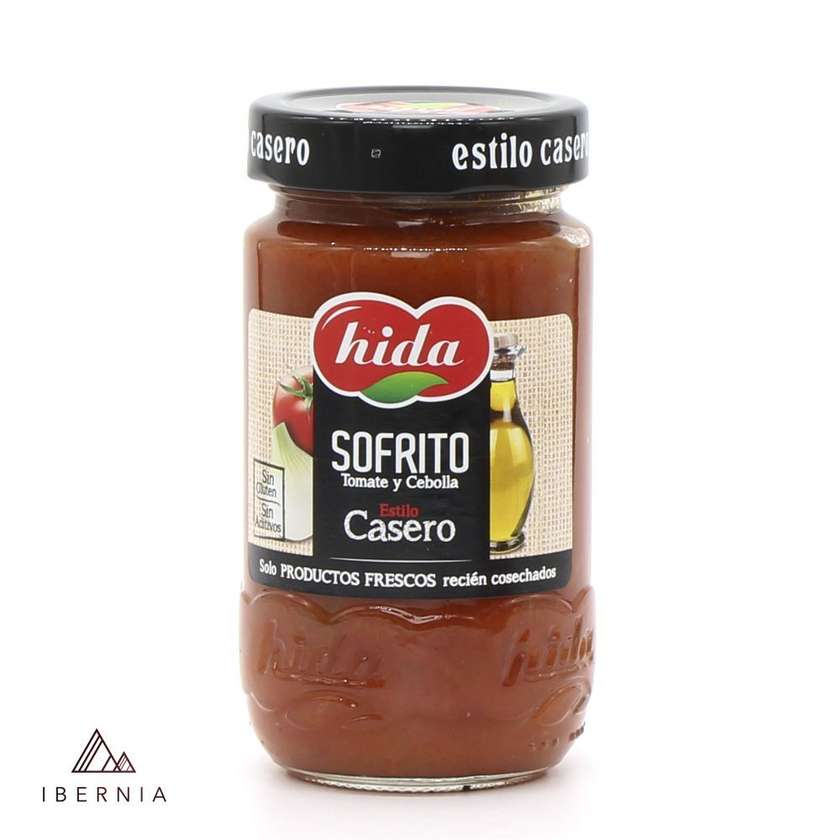 Sofrito Tomate y Cebolla Cristal 350g Hida