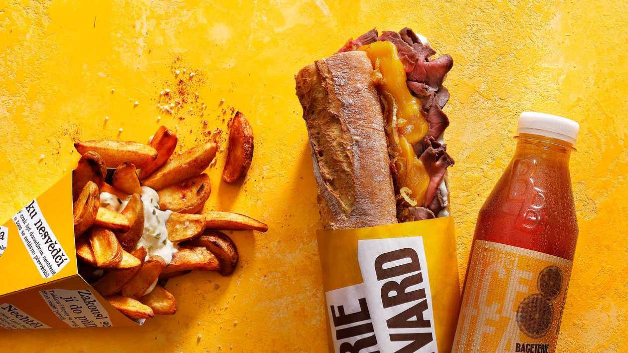 Grilled roastbeef v menu