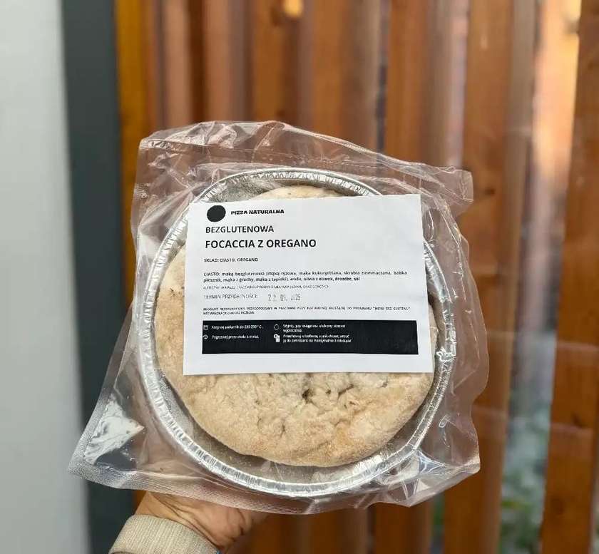 Bezglutenowa Foccacia z oregano