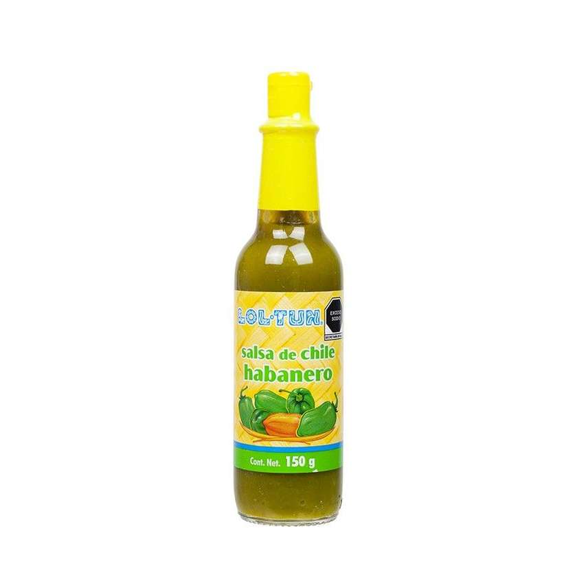Salsa de Chile Habanero Verde 150ml LOL-TUN