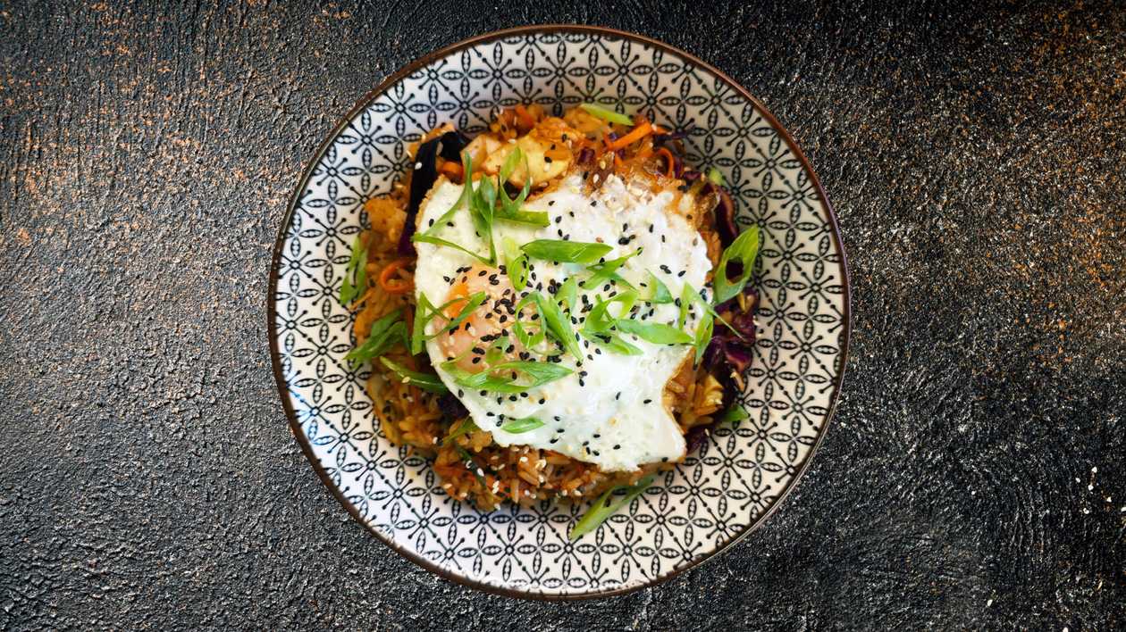 Κιμτσί τηγανητό ρύζι 🌶️