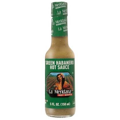 Hot Sauce Green Habanero 150ml La Meridana