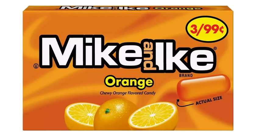 MIKE AND IKE ORANGE