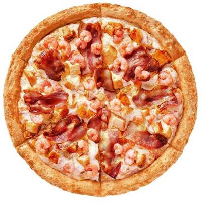 Shrimps pizza