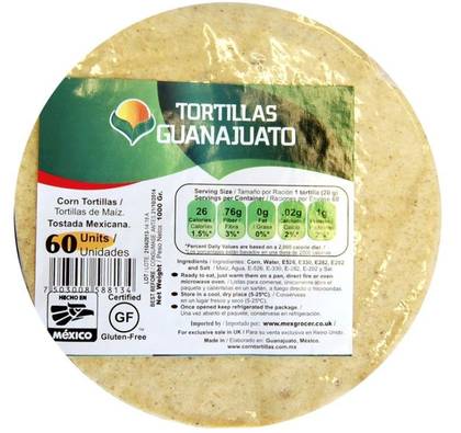 Corn Tortilla 12cm 1kg Guanajuato