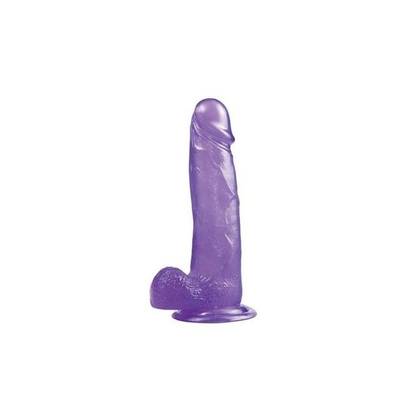 Sweet Candy Jelly Purple Suction Cup Dildo