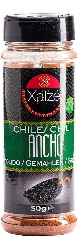Chile ancho molido 50g XATZÉ