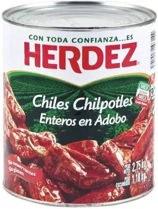 Chile Herdez Chipotle Adobado 2,75Kg