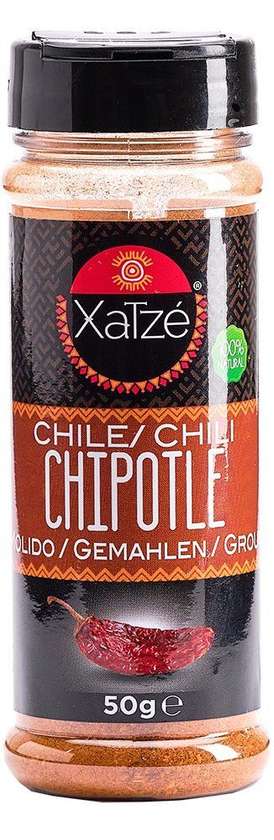 Chile chipotle molido 50g XATZÉ