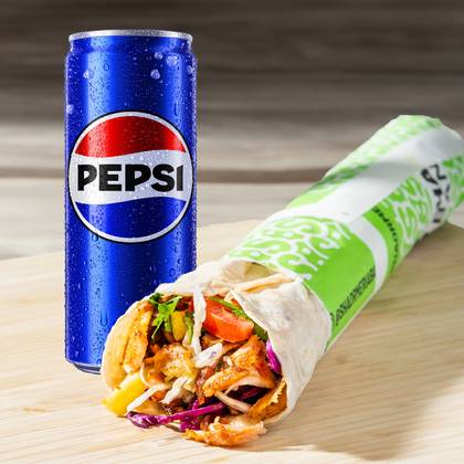MENIU SHAORMA PUI CU PEPSI/APA