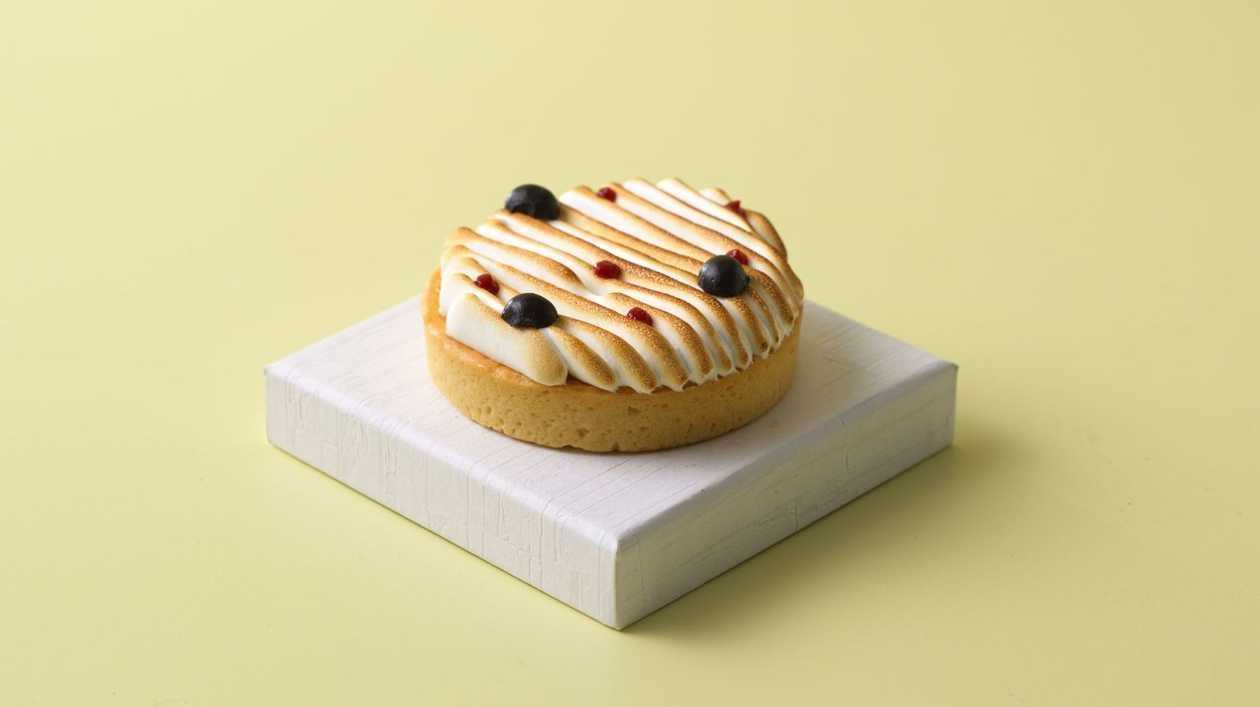 Vegan Lemon Meringue Tart Individual